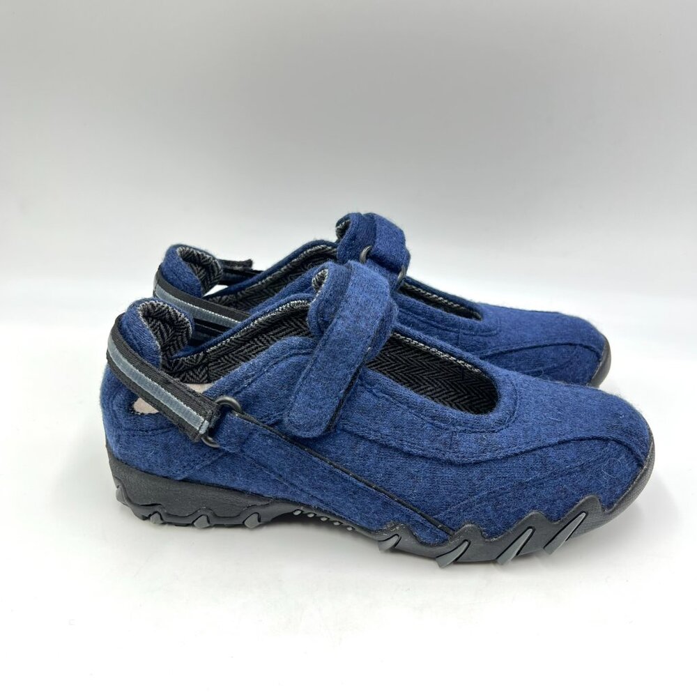Allrounder By Mephisto Womens Size 6 Niro Blue Mary Jane Comfort‎ Flats Shoes